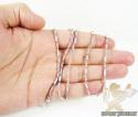 14k white gold bullet link chain 22 inch 2.8mm