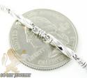 14k white gold bullet link chain 18 inch 2.8mm
