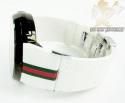 Mens white igucci digital watch