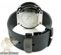 Black cz techno com kc digital big bezel watch 10.00ct