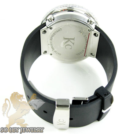 White cz techno com kc digital big bezel watch 10.00ct - Image 5