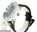 White cz techno com kc digital big bezel watch 10.00ct