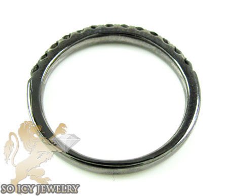 14k black gold black diamond semi mount set 1.40ct