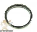 14k black gold black diamond semi mount set 1.40ct