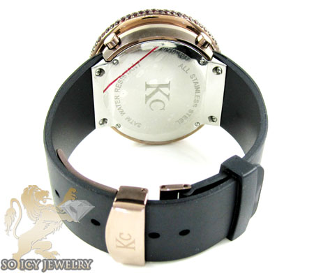 Red sapphire rose techno com kc digital watch 10.00ct