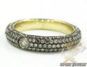 14k yellow gold champagne diamond wedding band 1.75ct