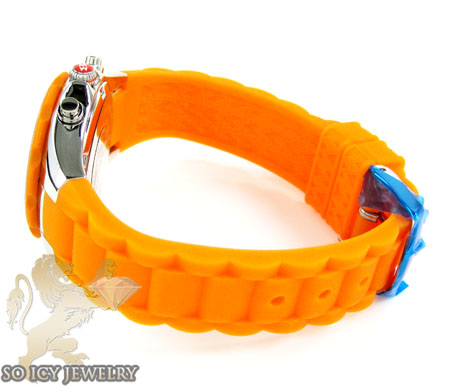 Tahitian jelly bean large stainless steel burnt orange 