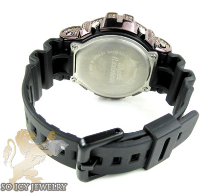 Mens champagne cz dw-6900 brown g-shock watch 5.00ct - Image 5