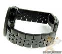 Mens joe rodeo black stainless steel apollo diamond watch 1.70ct