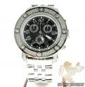 Mens joe rodeo white stainless steel apollo diamond watch 1.70ct