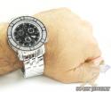 Mens joe rodeo white stainless steel apollo diamond watch 1.70ct