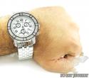 Mens joe rodeo white stainless steel apollo diamond watch 1.70ct