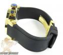 Mens joe rodeo yellow stainless steel phantom diamond watch 2.25ct