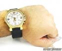 Mens joe rodeo yellow stainless steel phantom diamond watch 2.25ct