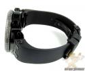 Mens joe rodeo black stainless steel master diamond watch 6.50ct 