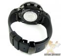 Mens joe rodeo black stainless steel master diamond watch 6.50ct 