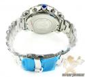 Mens joe rodeo black stainless steel junior diamond watch 4.75ct 