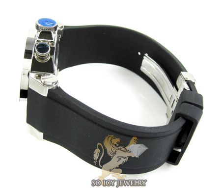 Mens joe rodeo white stainless steel phantom diamond watch 2.25ct - Image 5