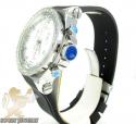 Mens joe rodeo white stainless steel phantom diamond watch 2.25ct
