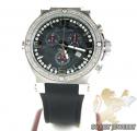Mens joe rodeo white stainless steel phantom diamond watch 2.25ct