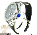 Mens joe rodeo white stainless steel phantom diamond watch 2.25ct