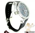 Mens joe rodeo white stainless steel phantom diamond watch 2.25ct
