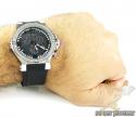 Mens joe rodeo white stainless steel phantom diamond watch 2.25ct