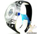 Mens joe rodeo white stainless steel master diamond watch 2.20ct