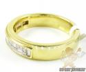 14k yellow gold princess diamond wedding band 1.30ct