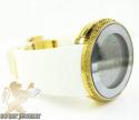 Mens canary diamond igucci digital grammy edition watch 2.00ct