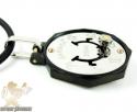 Mens baraka 18k gold & high tech ceramic zodiac pendant
