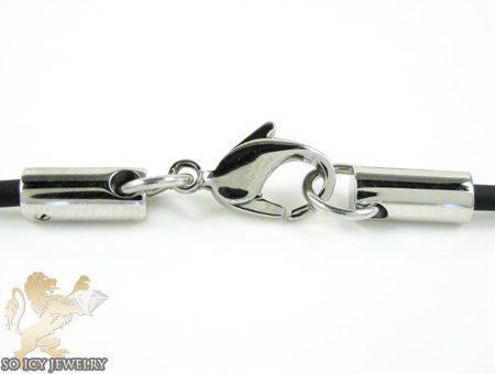 Mens baraka 18k gold & black stainless steel checkered grand prix pendant - Image 5