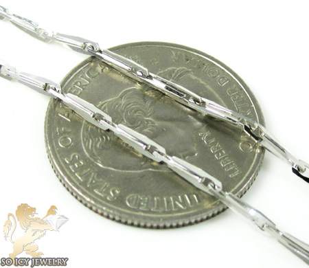 Mens baraka 18k rose & white gold cross