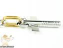Mens baraka 18k rose & white gold cross