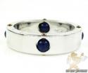 Mens baraka 18k white gold & blue onyx ring