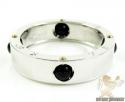 Mens baraka 18k white gold & black onyx ring
