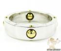 Mens baraka 18k white & yellow gold ring