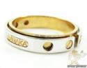 Mens baraka 18k white & rose gold ring