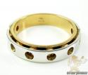 Mens baraka 18k white & rose gold ring