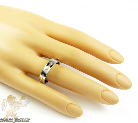 Mens baraka 18k rose gold & white stainless steel - Image 3