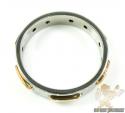 Mens baraka 18k rose gold & white stainless steel