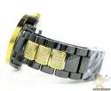 White diamond techno com by kc black ceramic watch 3.00ct