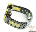 White diamond techno com by kc black ceramic watch 3.00ct