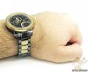 White diamond techno com by kc black ceramic watch 3.00ct