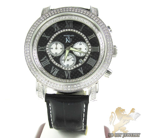 White diamond techno com by kc fancy watch 1.50ct - Image 2