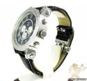 White diamond techno com by kc fancy watch 1.50ct