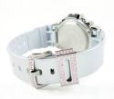 Mens pink cz dw-6900 white stainless steel g-shock watch 5.00ct