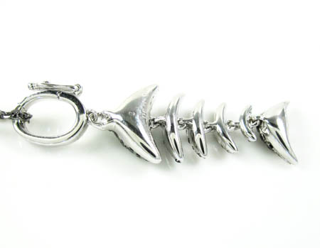 18k white gold black diamond zodiac pendant 0.35ct