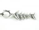18k white gold black diamond zodiac pendant 0.35ct