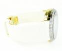Mens diamond yellow igucci digital watch 2.00ct